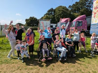 Disabled children enjoy a trip to the circus
